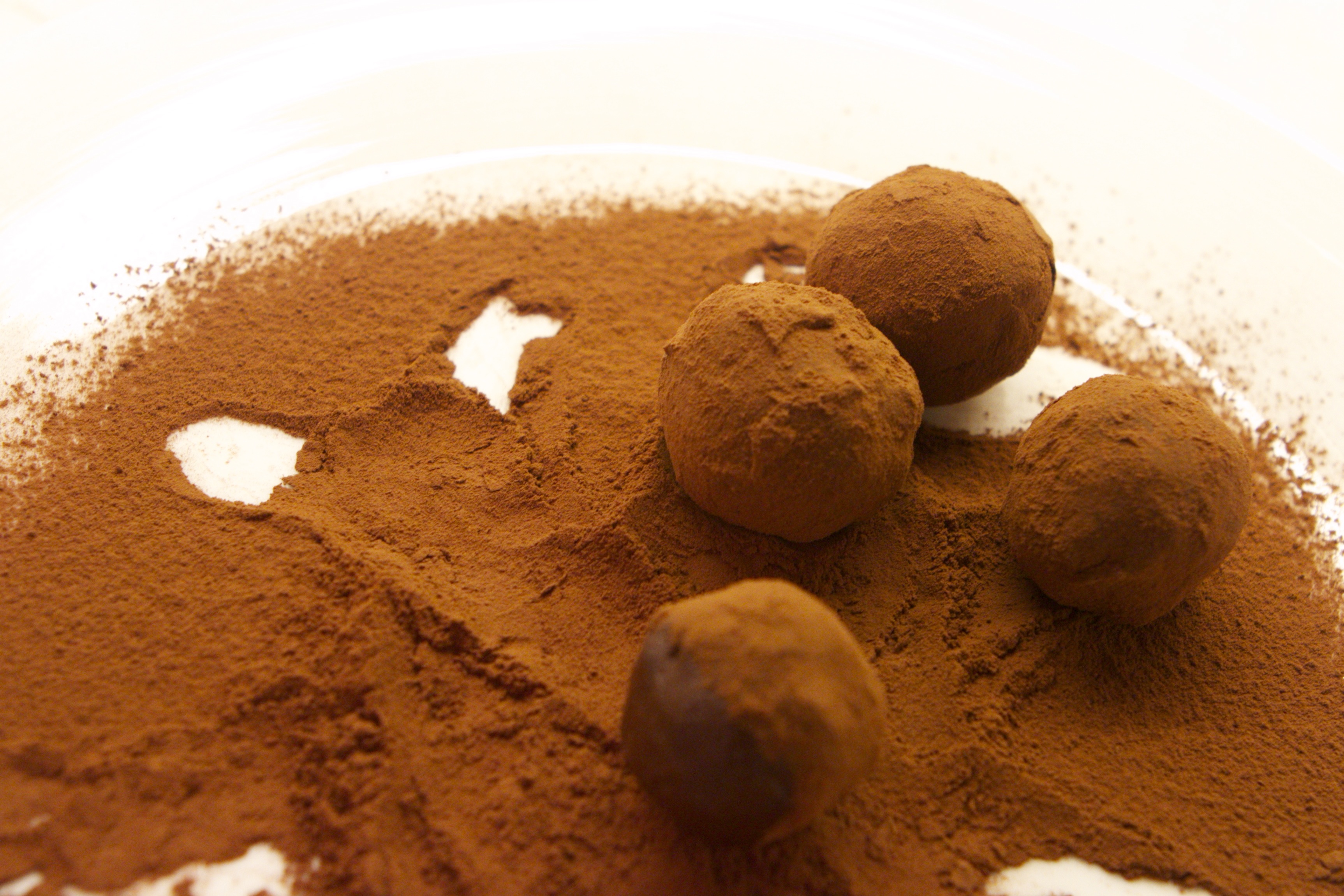 Chocolate and Goat Cheese Truffles Baby Bird's Farm and Cocina