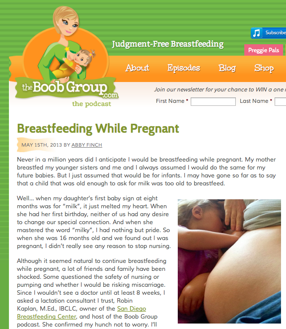 Breastfeeding While Pregnant