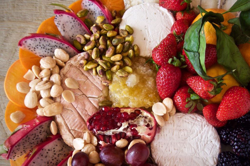 A Fruit and Cheese Plate for Friends Baby Bird's Farm and Cocina