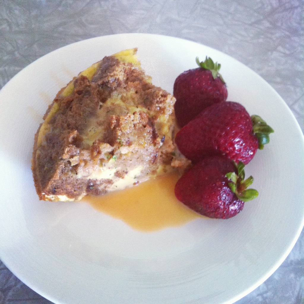 Zucchini Bread Pudding: "When Life Gives You Dry Bread..." - Baby Bird